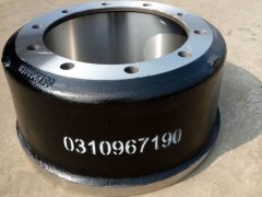 Brake drum and wheel hub 1